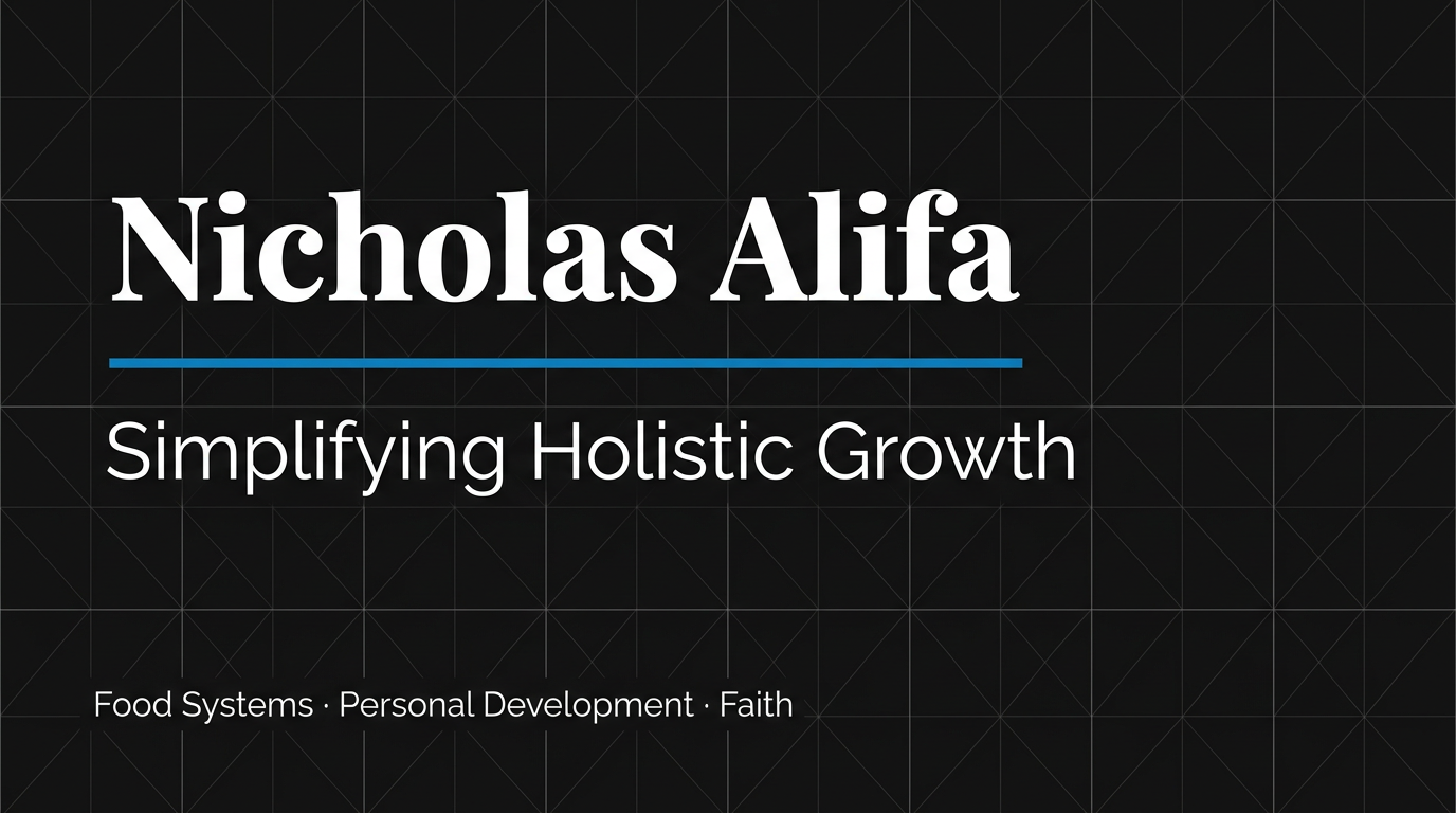 Nick's Notes | Nicholas Alifa